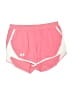 Under Armour 100% Polyester Color Block Pink Athletic Shorts Size S - photo 1