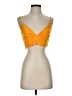 Unbranded 100% Polyester Orange Sleeveless Top Size S - photo 1