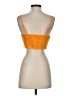 Unbranded 100% Polyester Orange Sleeveless Top Size S - photo 2