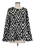 Mumu Mellow Chevron-herringbone Black Pullover Sweater Size M - photo 1