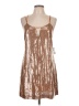Equipment Metallic Brown Cocktail Dress Size L - photo 1