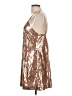Equipment Metallic Brown Cocktail Dress Size L - photo 5