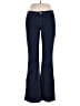 MICHAEL Michael Kors Chevron-herringbone Blue Jeans Size 6 - photo 1