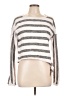Cato Stripes Silver Pullover Sweater Size L - photo 1