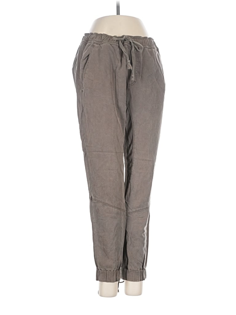 Pre-owned Pam & Gela Casual Pants In Gray