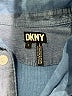 DKNY Blue Short Sleeve Button-Down Shirt Size 7 - photo 3
