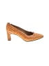 Stuart Weitzman Orange Tan Heels Size 7 1/2 - photo 1