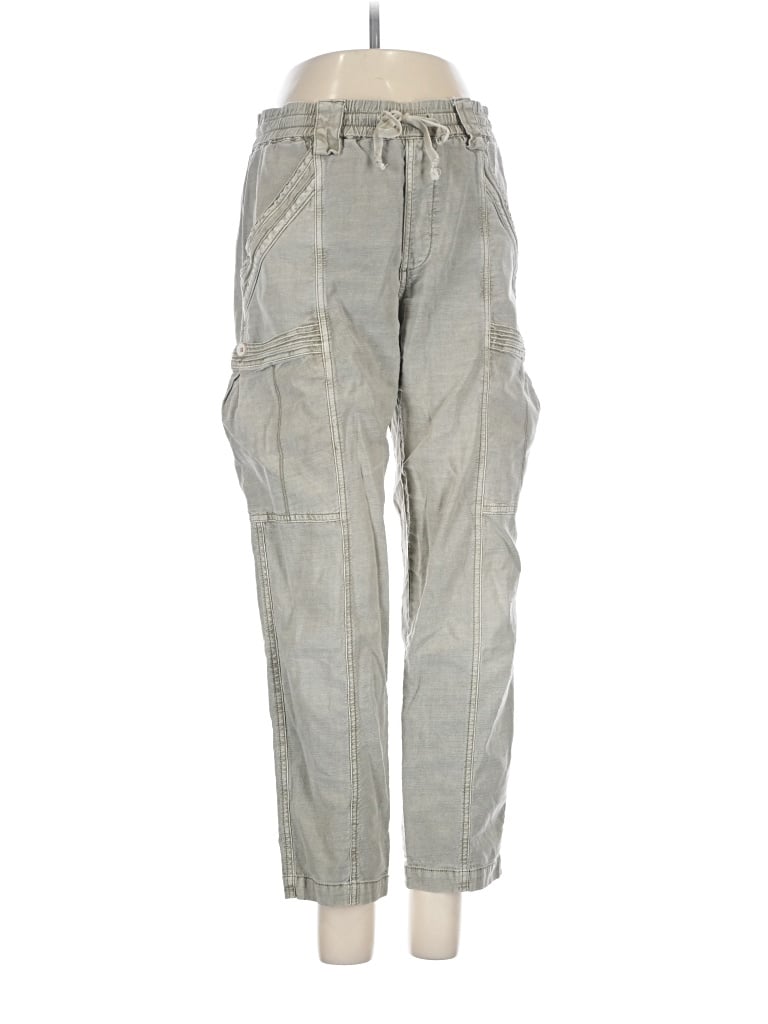 Pre-owned By Anthropologie Cargo Pants In Gray