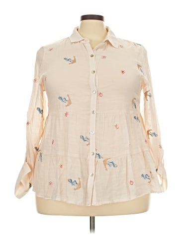 Hope Springs Long Sleeve Blouse (view 1)