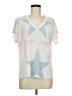 Wildfox Stars White Short Sleeve T-Shirt Size Med (2 or M) - photo 1