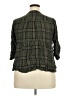 Torrid 100% Rayon Green 3/4 Sleeve Button-Down Shirt Size 2X Plus (2) - photo 2