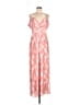 Ever New Melbourne 100% Polyester Chevron-herringbone Pink Jumpsuit Size 8 - photo 1