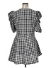 Boston Proper Checkered-gingham Black Casual Dress Size 16 - photo 2