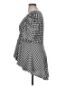 Boston Proper Checkered-gingham Black Casual Dress Size 16 - photo 5