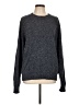Basic Editions 100% Cotton Solid Gray Pullover Sweater Size L - photo 1
