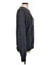 Basic Editions 100% Cotton Solid Gray Pullover Sweater Size L - photo 4