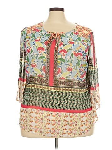 New Directions 3/4 Sleeve Blouse (view 1)