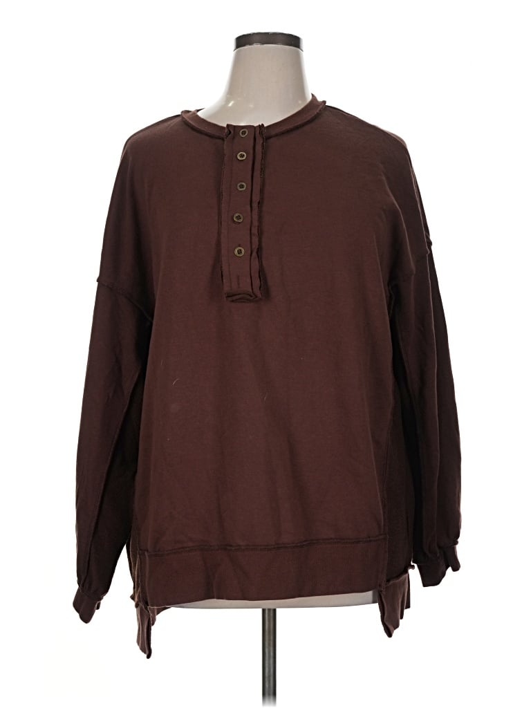 Pre-owned Unbranded Sweatshirt In Brown