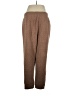 SKIMS 100% Polyester Chevron-herringbone Brown Casual Pants Size XL - photo 2