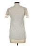 Kische Gray Short Sleeve Blouse Size L - photo 2