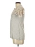 Kische Gray Short Sleeve Blouse Size L - photo 5