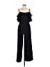 Eliza J Solid Black Jumpsuit Size 6 - photo 1