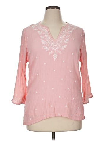 Cathy Daniels 3/4 Sleeve Blouse (view 1)