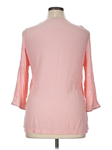 Cathy Daniels 3/4 Sleeve Blouse (view 2)