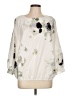 Unbranded 100% Polyester Ivory 3/4 Sleeve Blouse Size L - photo 1