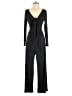 Cider Solid Black Jumpsuit Size S - photo 1