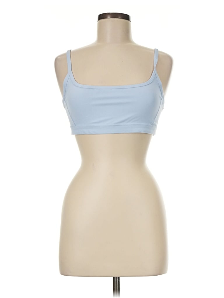 Pre-owned Athleta Tube Top Blue Strapless Neckline Tops