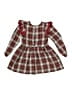 Bonnie Jean Plaid Red Dress Size 6 - photo 2