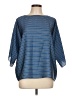 MICHAEL Michael Kors 100% Polyester Blue 3/4 Sleeve Blouse Size L - photo 1