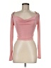 Ruby Sees 100% Polyester Pink Long Sleeve Top Size 8 - photo 1