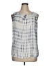 Neiman Marcus 100% Viscose Gray Sleeveless Blouse Size XL - photo 1