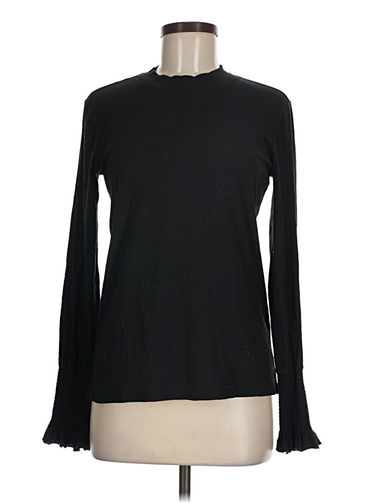 Pre-owned Nation Ltd Long Sleeve Turtleneck In Black