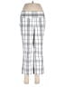 Express Design Studio Plaid Silver Casual Pants Size 6 - photo 1