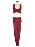 LIVE THE PROCESS Color Block Burgundy Jumpsuit Size S (petite) - photo 1