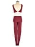 LIVE THE PROCESS Color Block Burgundy Jumpsuit Size S (petite) - photo 2