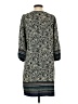 Mittoshop 100% Polyester Paisley Teal Casual Dress Size S - photo 2
