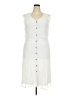 Apt. 9 White Casual Dress Size XXL - photo 1