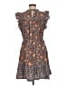 Universal Thread Paisley Brown Casual Dress Size M - photo 2