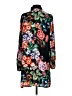Investments 100% Polyester Floral Black 3/4 Sleeve Blouse Size S - photo 2