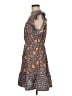 Universal Thread Paisley Brown Casual Dress Size M - photo 5