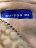 Maison Me 100% Polyester Solid Gold Tan Fleece Jacket Size 10 - photo 3