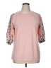 Unbranded Pink 3/4 Sleeve Top Size XL - photo 1