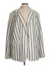 Talbots Stripes Ivory Blazer Size 24W - photo 1