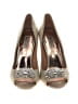 Badgley Mischka Metallic Gold Heels Size 8 - photo 2