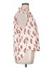 MELLODAY Floral White Sleeveless Blouse Size XL - photo 4