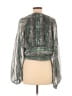 ASOS 100% Polyester Green 3/4 Sleeve Blouse Size 12 - photo 2